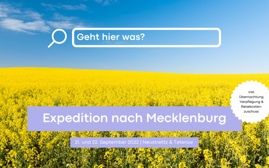 Mit openTransfer Zusammenhalt auf Expedition in Mecklenburg
